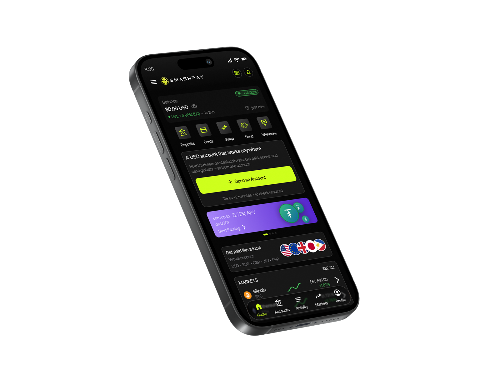 The SmashPay app